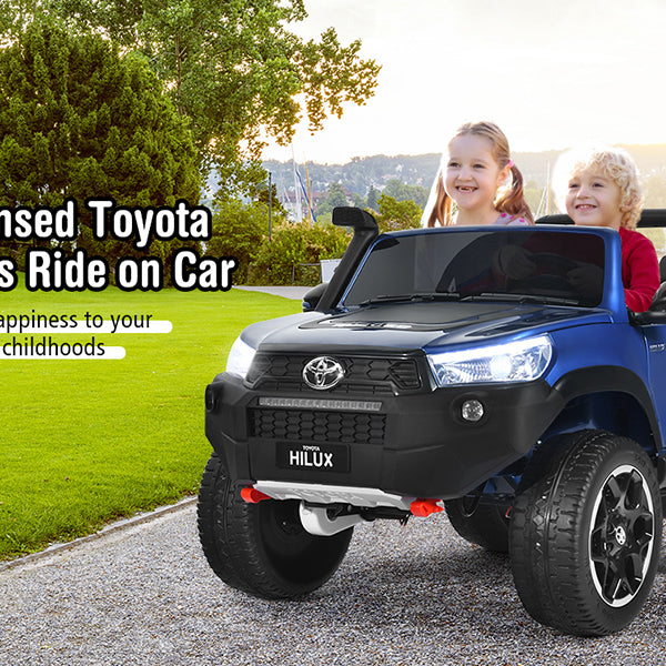 Rev Up Your Child's Playtime with the 24V Kids Ride On Licensed Toyota Hilux Car - Kidscars.co.nz