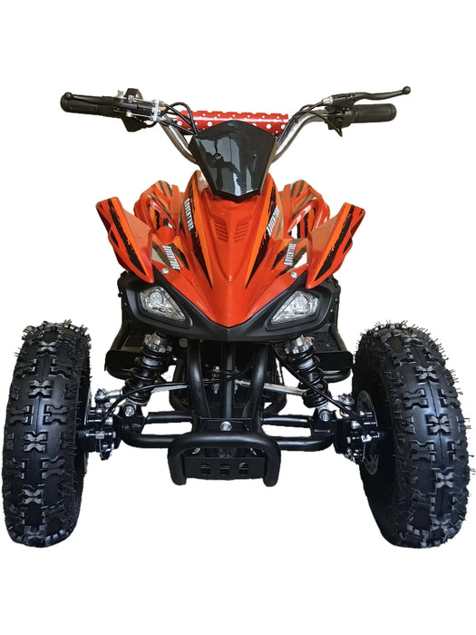 Kids Quad Bikes Electric 36V 800W in orange color frontview