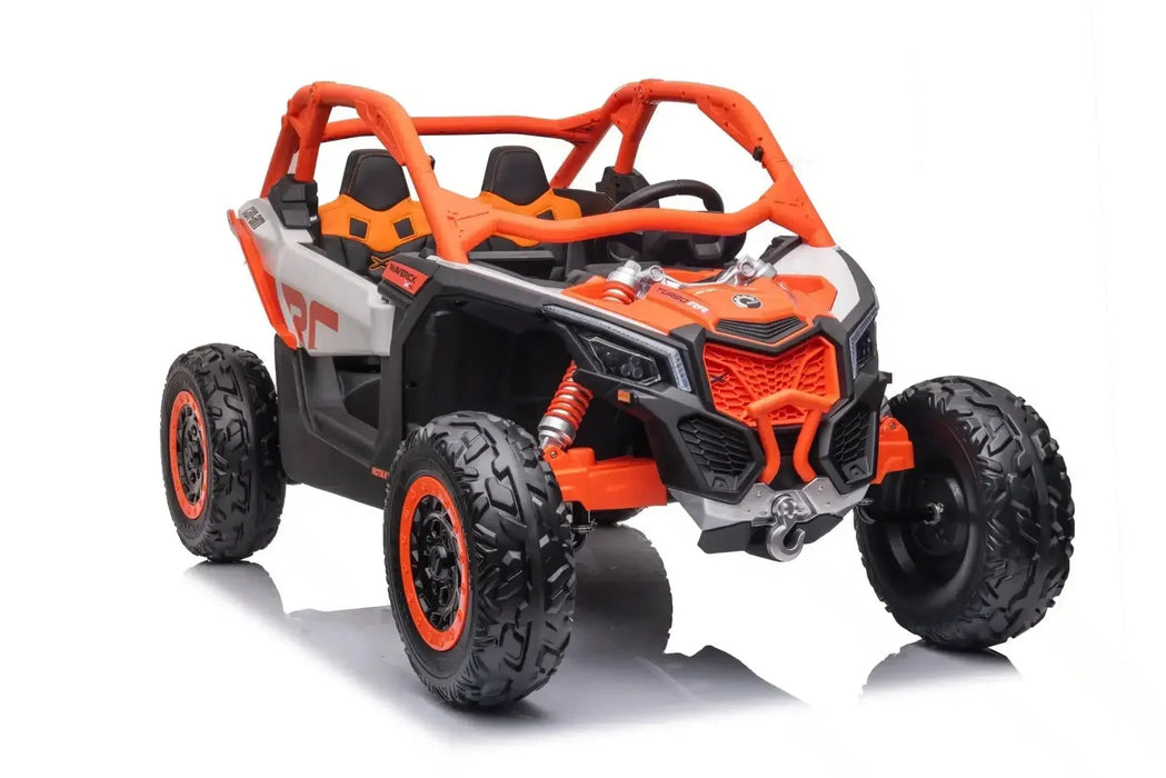 48V Licensed Can Am Maverick Kids ride on car in orange