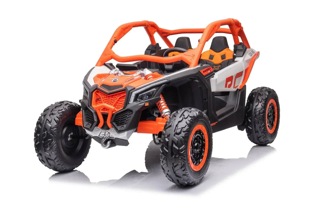 48V Licensed Can Am Maverick Kids ride on car in orange