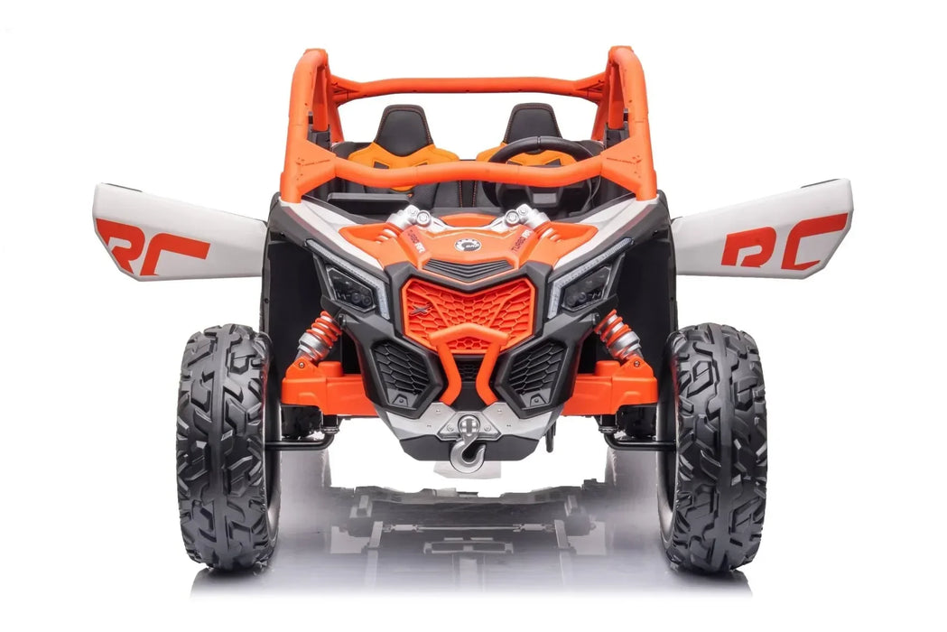 48V Licensed Can Am Maverick Kids ride on car in orange