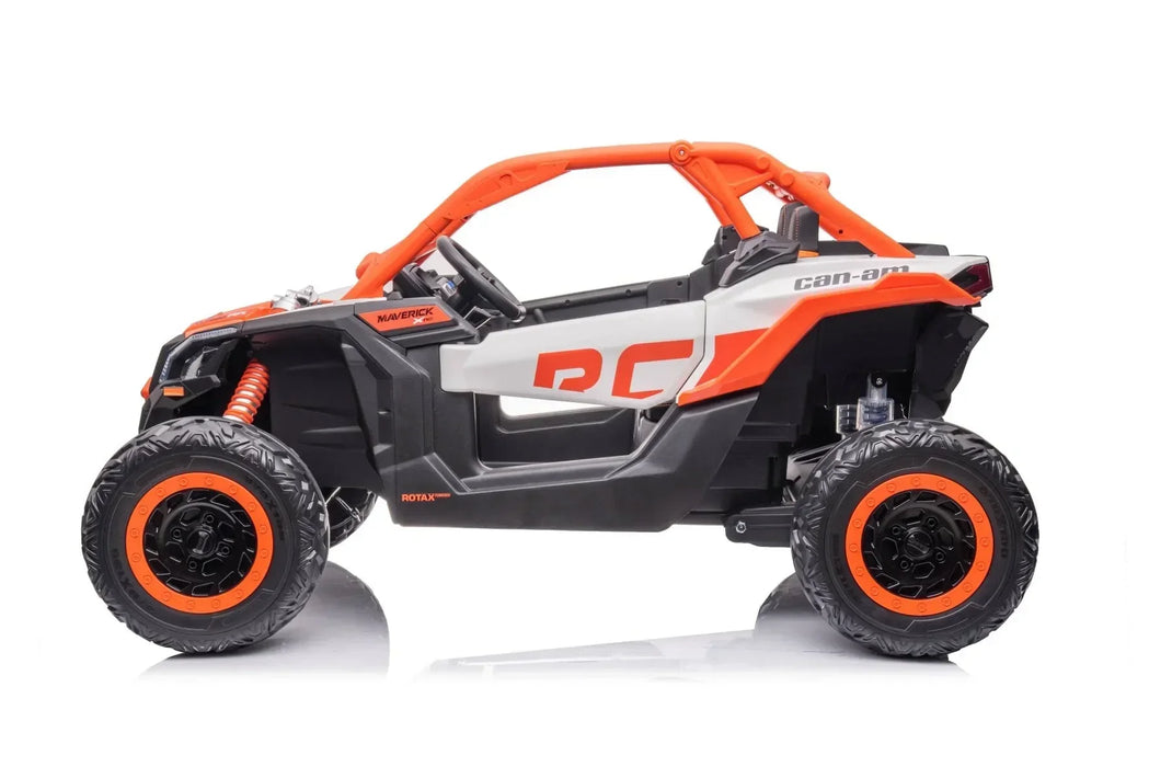 48V Licensed Can Am Maverick Kids ride on car in orange