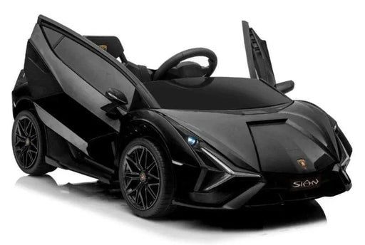 12V Licensed Lamborghini SIAN Ride-on Car for Kids in black