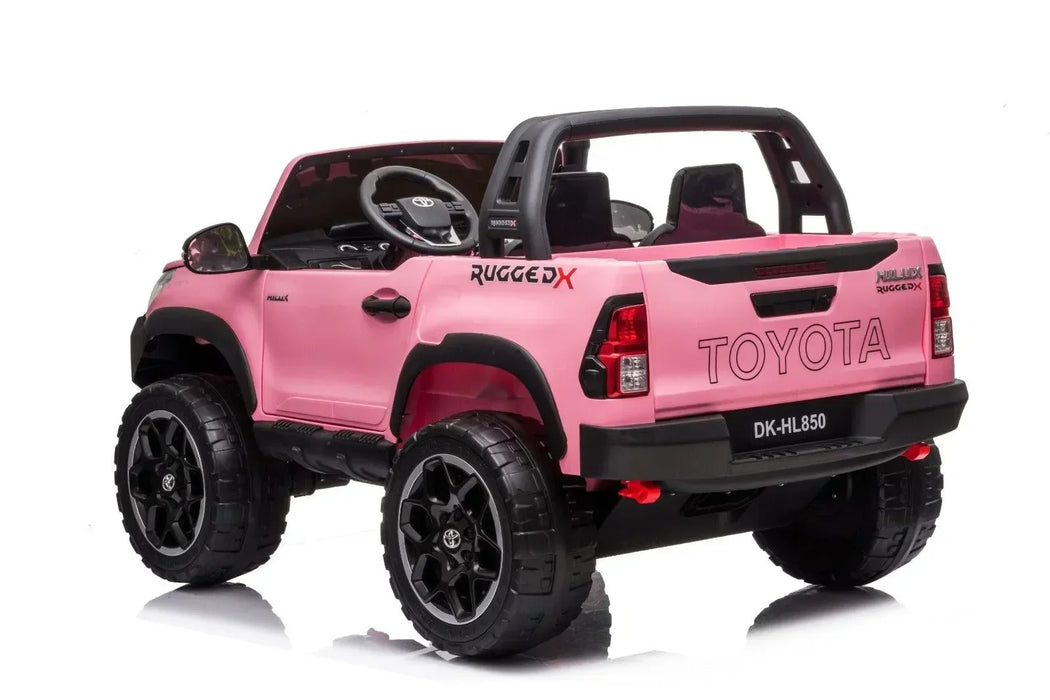 48V Licensed Toyota Hilux Ute Kids ride on car in pink