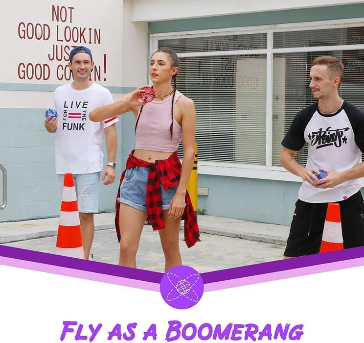 Flynova Pro Flying Ball in Red Color Fly as a Boomerang Ball