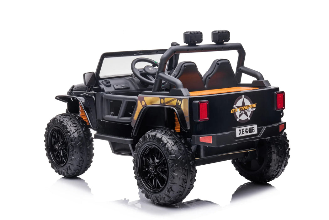 Kids Cars Jeep Back View Left Side