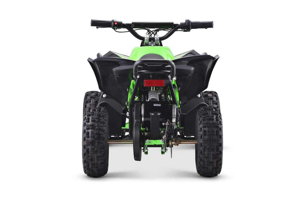Kids Quad Bike in Green Color Electric Backside View