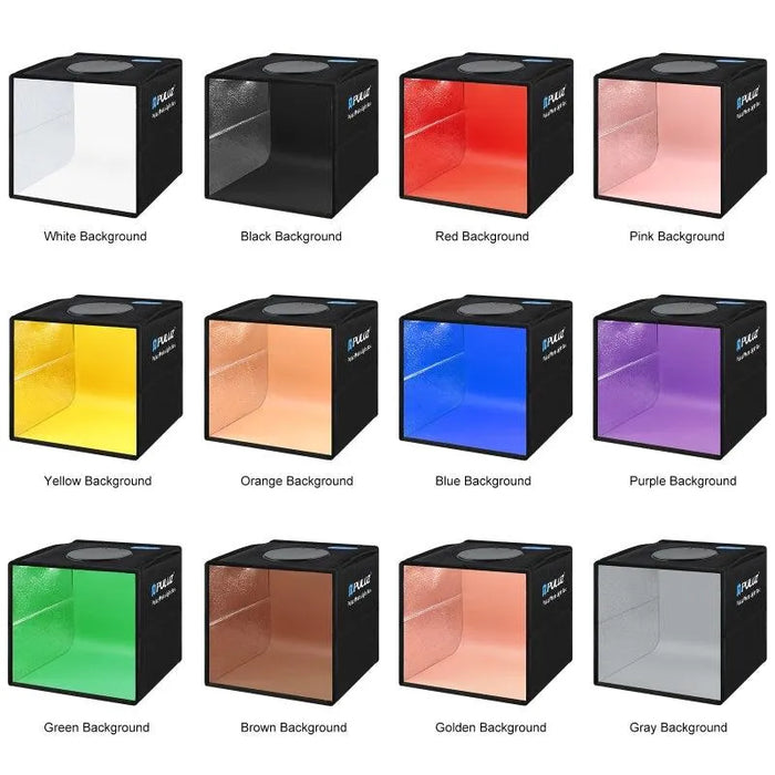 Portable Photo Studio or Photo Light Box for Lightbox Photography Different Nackground Paper