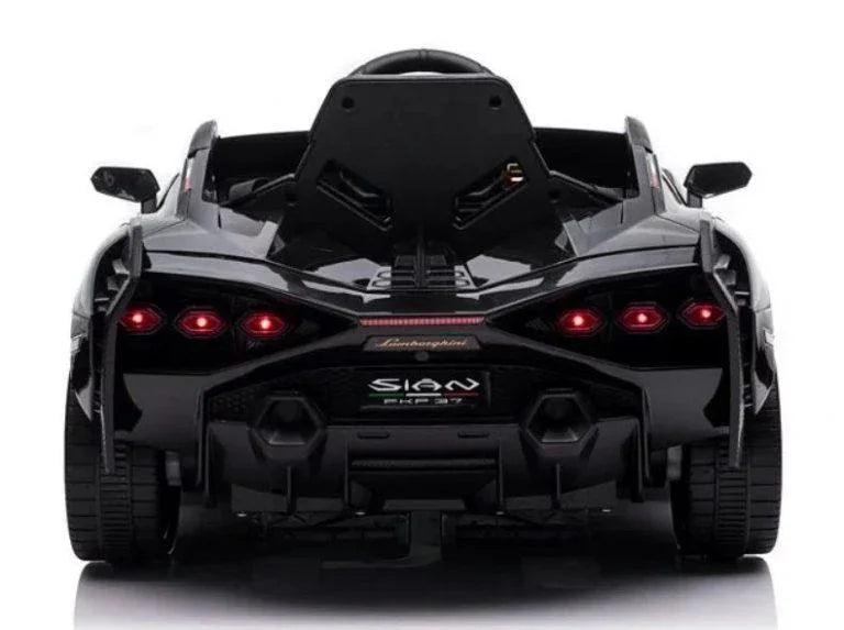 12V Licensed Lamborghini SIAN Ride-on Car for Kids in black
