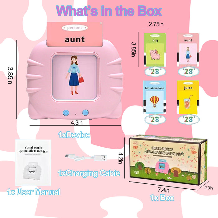 Whats in the box Pocket Speech in Pink