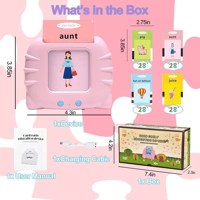 Whats in the box Pocket Speech in Pink