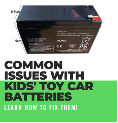 How to Diagnose a Faulty Battery in Kids Ride on Car