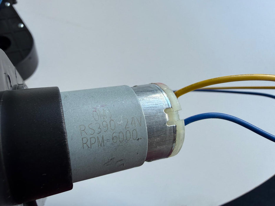 OMJ RS 390 24V 6000 RPM Replacement Steering Motor Gear Box for Kids Ride-On Car