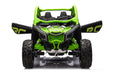 Green and black toy off-road vehicle