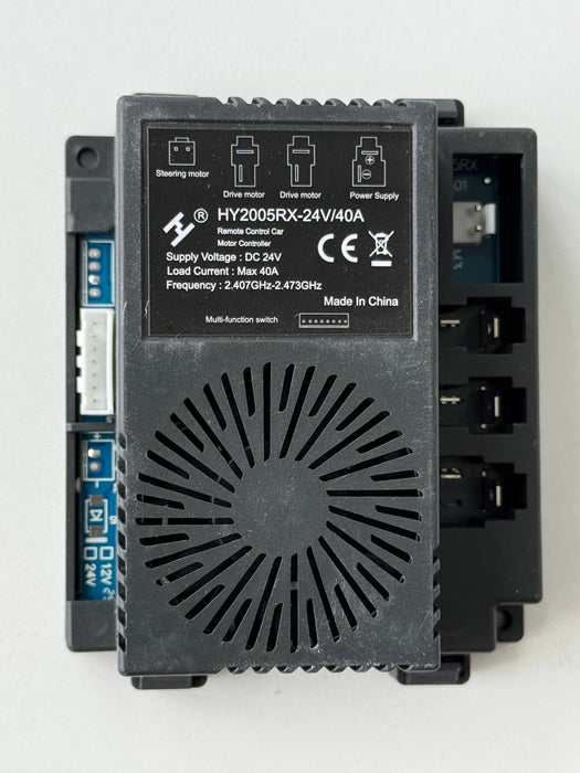 Replacement Controller HY2005RX-24V/40A for Kids Ride On Car - Remote Control and Bluetooth Receiver