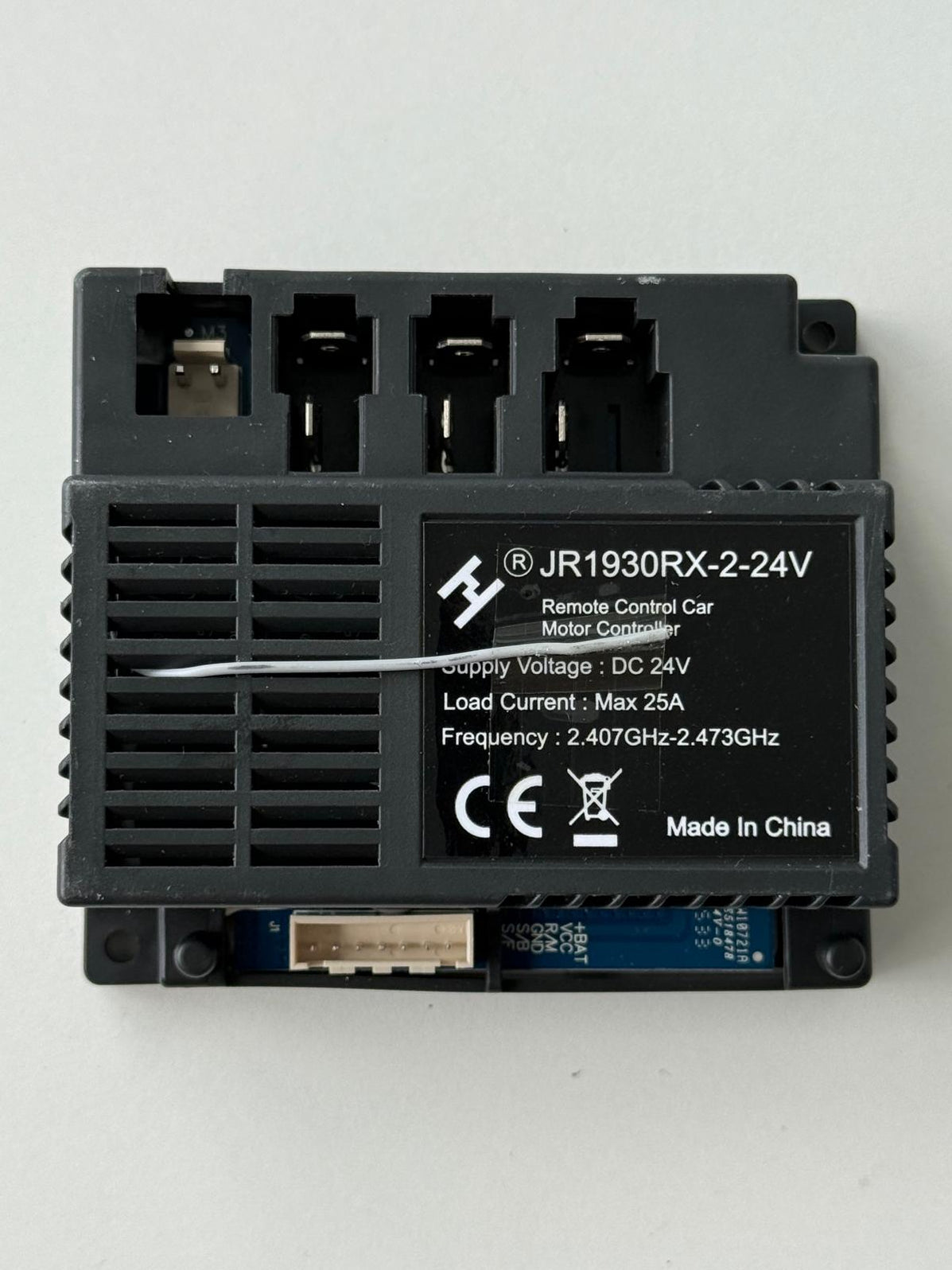 Receptor Y Mando A Distancia 2.4 GHz Para Coche Eléctrico Infantil 24V – Pieza De Repuesto Compatible Con JR1930RX-2 – Incluye Receptor Y Control Remoto