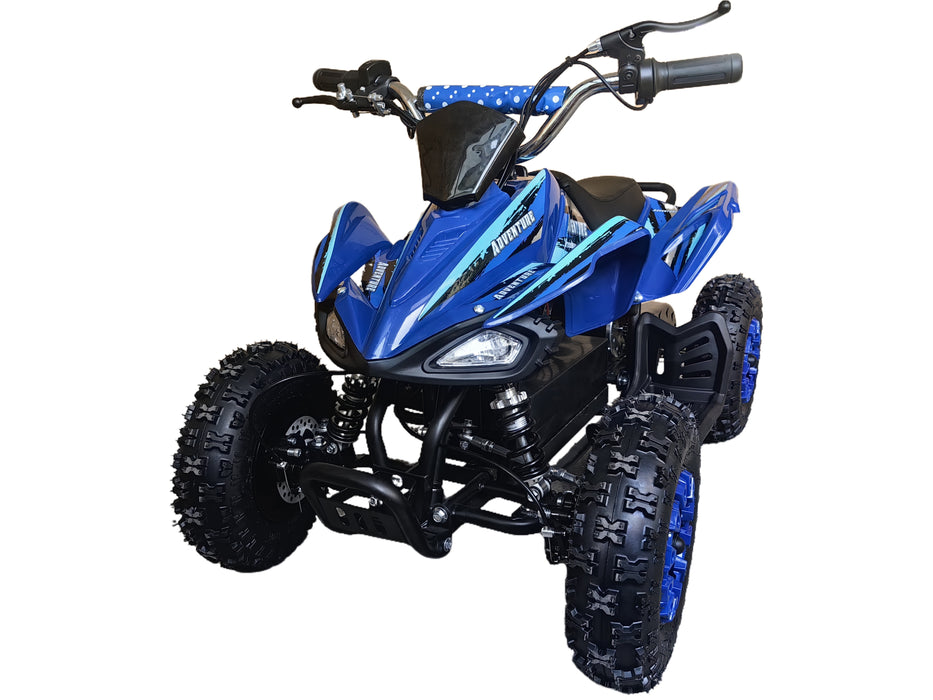 kids blue quad bike 