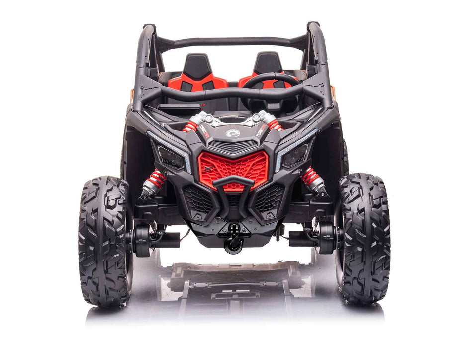 48V Licensed Can Am Maverick Orange Kids ride on car - Kidscars.co.nz