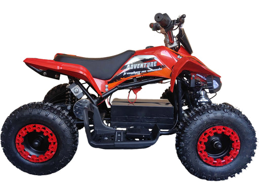 Kids Quad Bikes Electric 36V 800W in red color side view