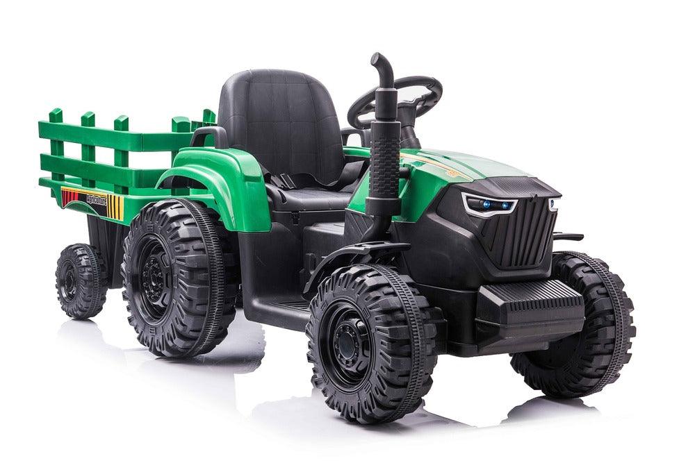 Kids Ride on Tractor with Trailer 24V - Kidscars.co.nz