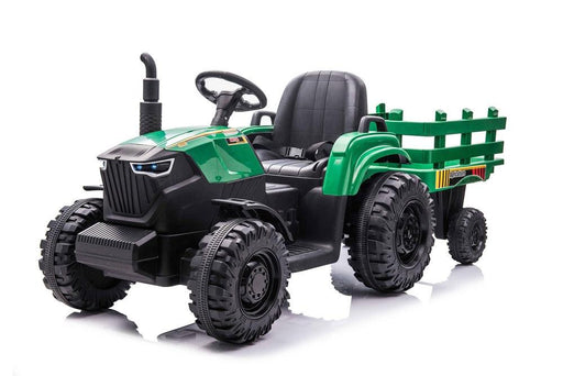 Kids Ride on Tractor with Trailer 24V - Kidscars.co.nz