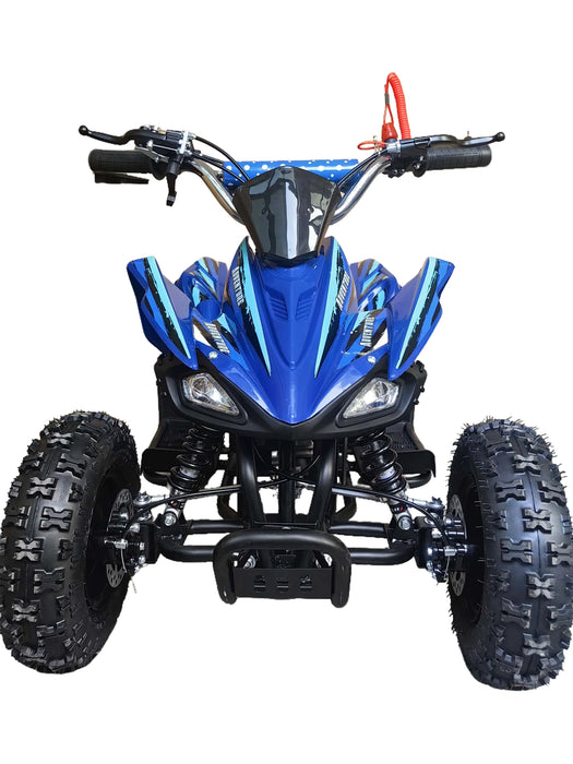 Kids Quad Bikes 49cc Petrol Motor in blue