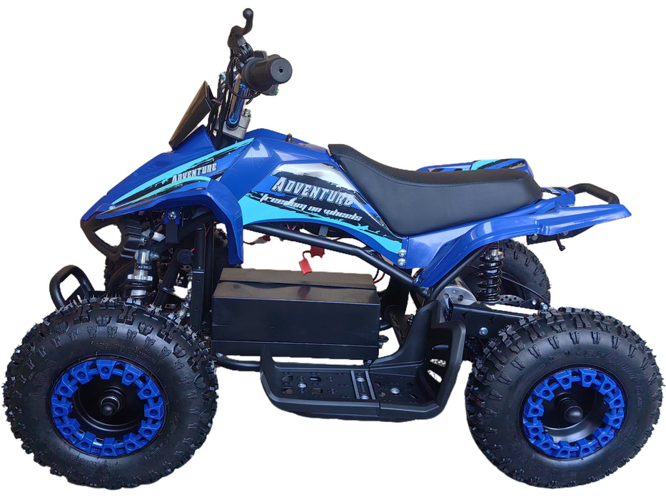 Kids Quad Bikes Electric 36V 800W Adventure with Freedom on wheels - Blue