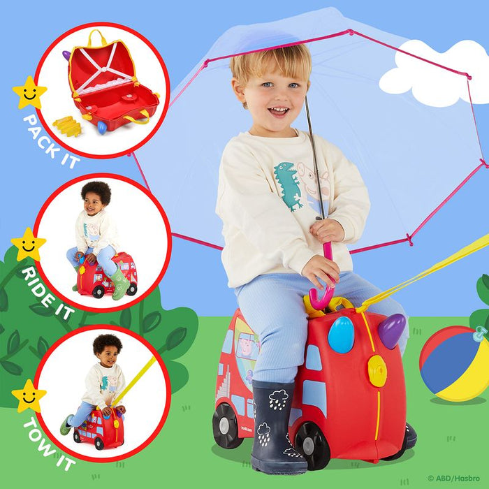 Trunki Peppas Party Bus Kids Suitcase