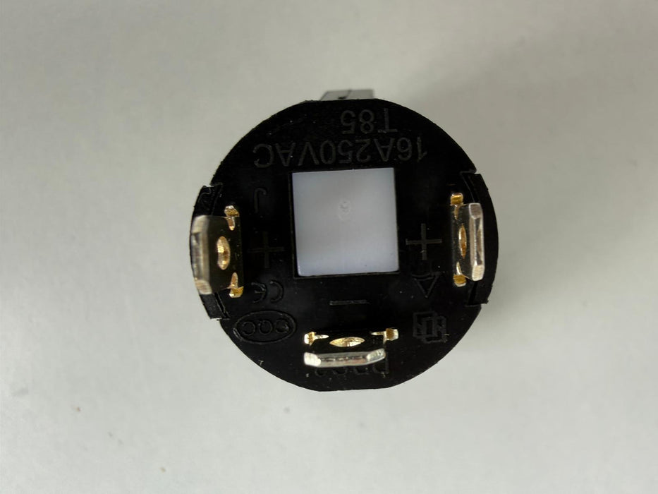 Electrical component with text and connectors
