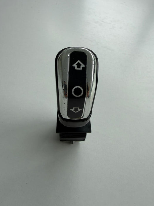 Car window control switch with up, down, and center buttons 