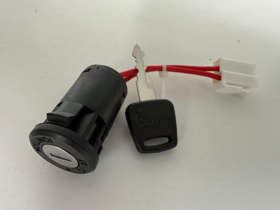Replacement Ignition Lock Set with Key for Kids Ride-On Vespa Scooter.