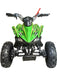 Kids Quad Bikes 49cc Petrol Motor in green color front view