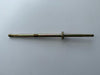 Metal rod with a threaded