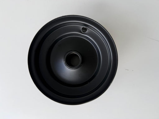 Black metal bowl 