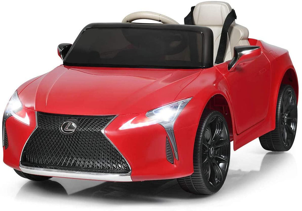 12V Licensed Lexus LC500 Red color front view