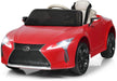 12V Licensed Lexus LC500 Red color front view