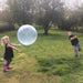 Brother Sister Playing with bubble Ball