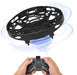 Hand Operated And Remote Control Small UFO Flying Ball Mini Drone in Black
