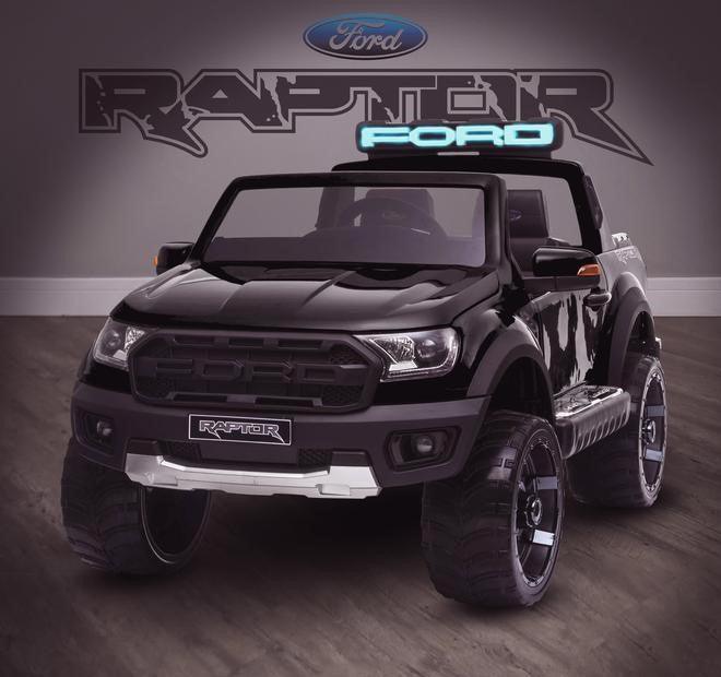 Kids-12V-Electric-Ford-Ranger-Raptor-F150-Battery-Operated-Ride-On-Car-for-kids-with-Parental-Remote-Control-Single-Black