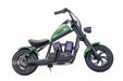 Kids Bike in Green Color with front side view