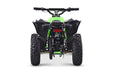 Kids Quad Bike in Green Color Electric Backside View