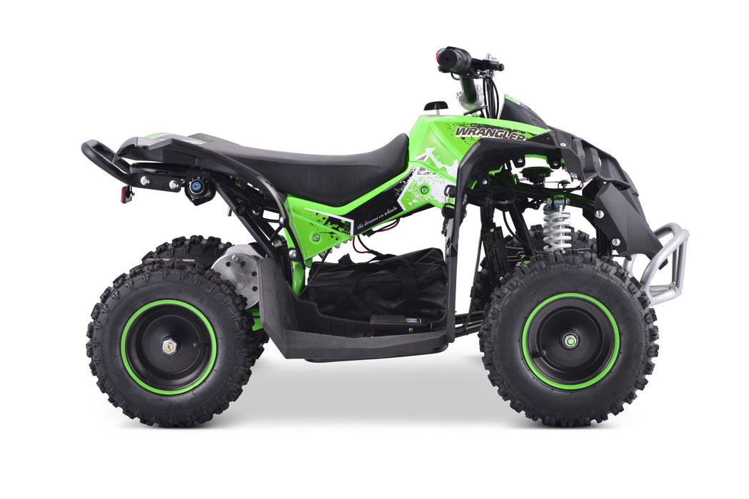 Kids Quad Bike in Green Color Electric Right View