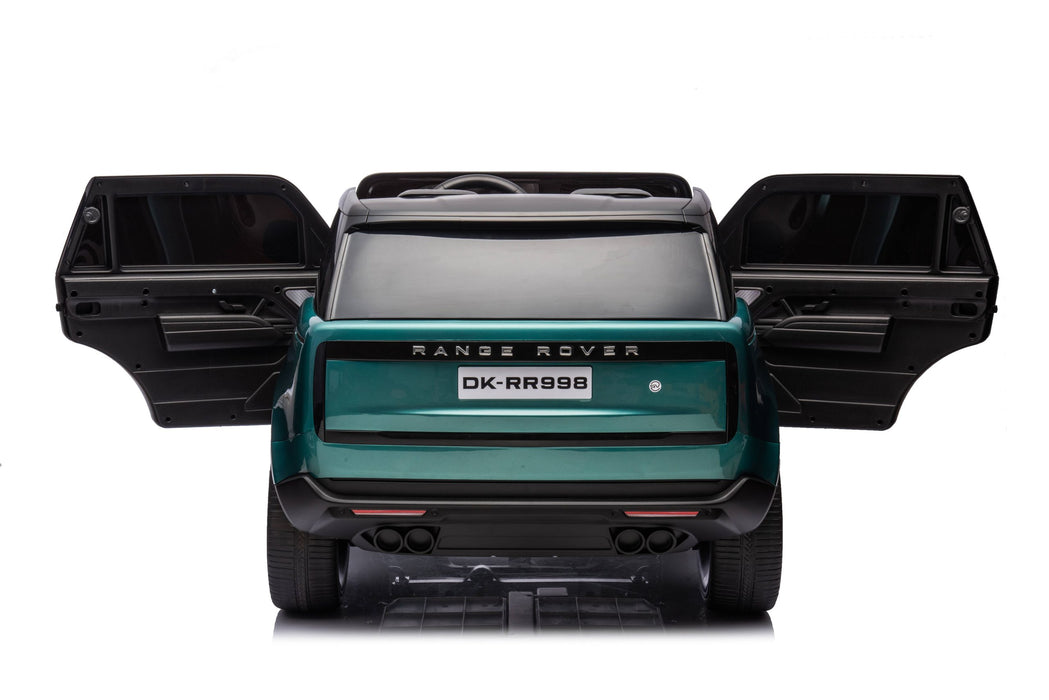 Land Rover Kids Ride on Cars backside view with door open