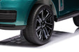 Land Rover Kids Ride on Cars front view with EVA rubber tyre