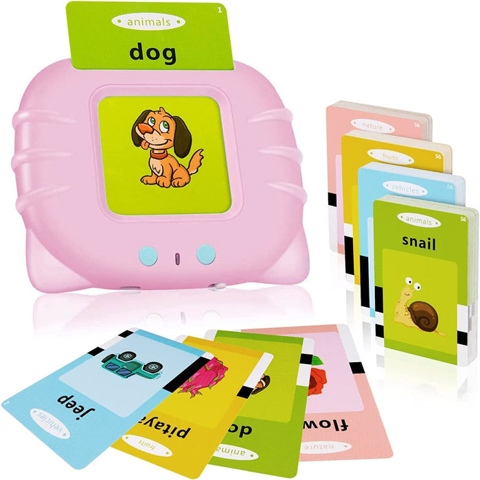 Pocket Speech in pink with cards