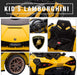 12V Licensed Lamborghini SIAN Ride-on Car for Kids in yellow