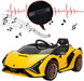 12V Licensed Lamborghini SIAN Ride-on Car for Kids in yellow
