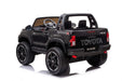 Left side view of 48V Licensed Toyota Hilux Ute Kids ride on car in Black