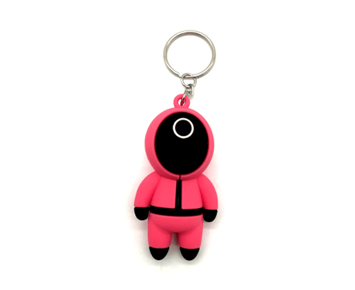 Squid game KeyChain pink in circle