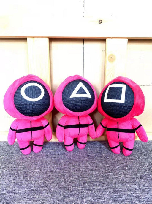 Squid game plush doll Pink in all 3 design